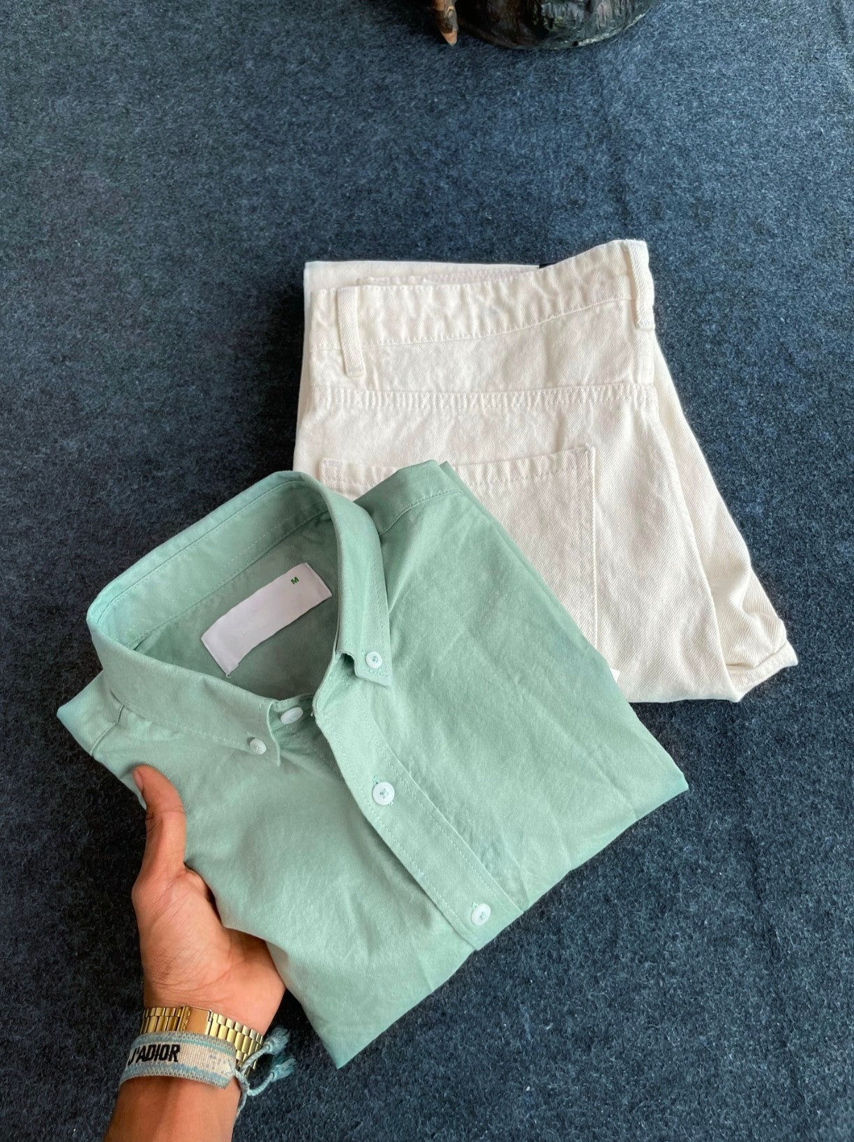 Linen blend shirt